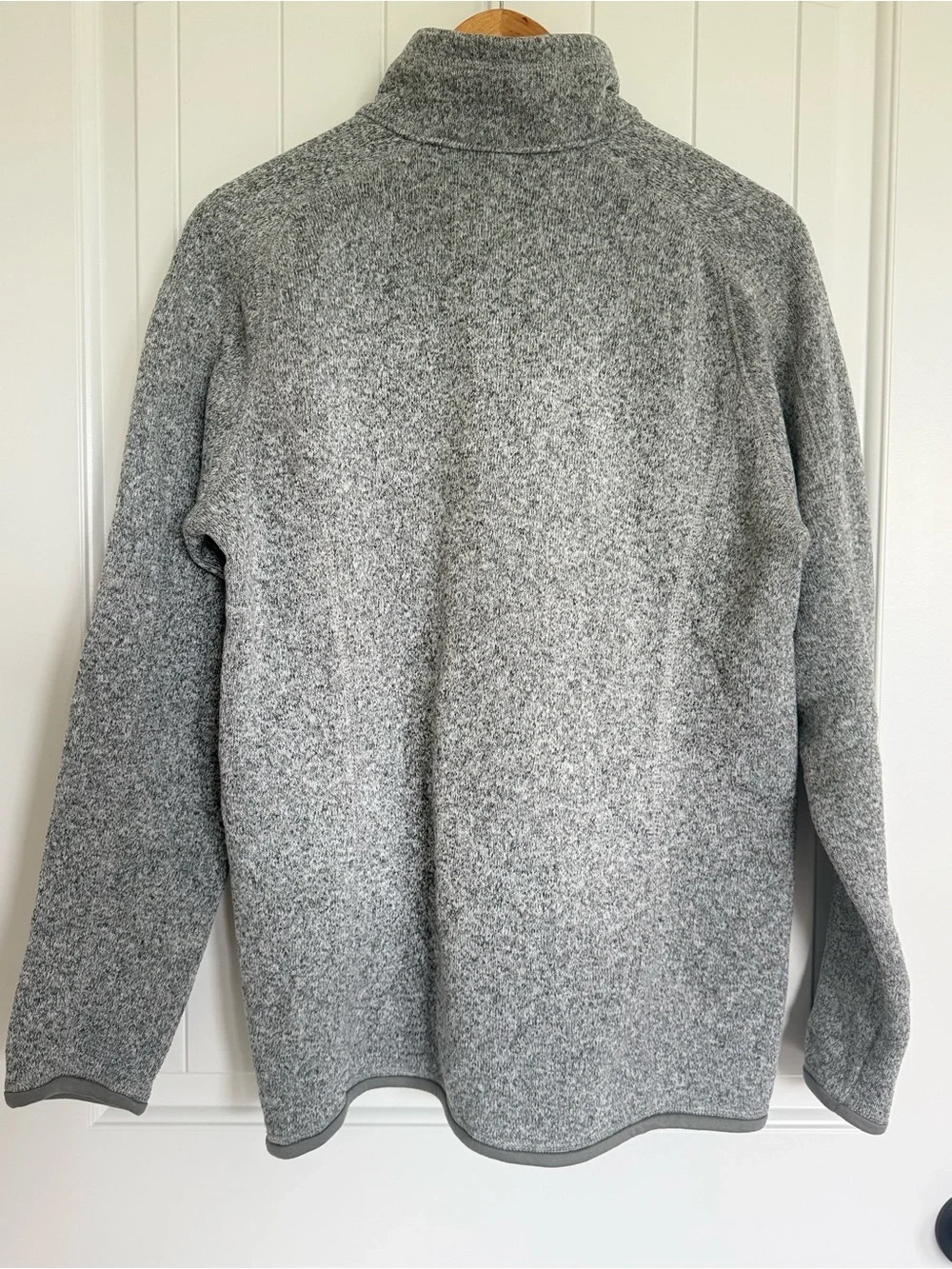 Patagonia Men’s Better Sweater 1/4 Zip Fleece Pullover Heather Gray Medium
